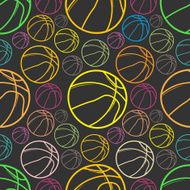 Basketball pattern - Sport #3