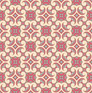 pink and beige floral pattern