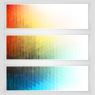 Abstract banners collection N38