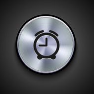 vector metal icon on gray background Eps10 N52