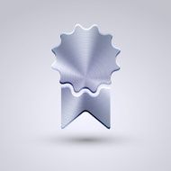 Vector full metal icon on blue background Eps10 N96