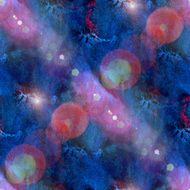 sun glare art seamless texture background watercolor dark Blue