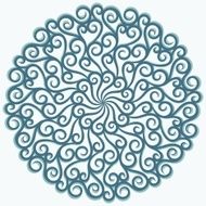Ornamental round lace N7