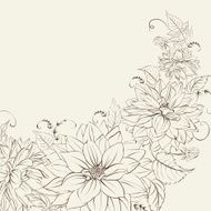 Garland of chrysanthemum isolated N2