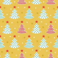Seamless pattern with Christmas trees N35