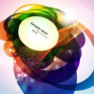 Abstract Speech Bubble Banner N7
