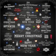 Set of Christmas Labels N3