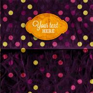 Abstract Background Polka Dots