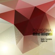 Abstract colorful polygonal background N18