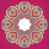 round pink pattern N2