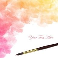Colorful water color painting background N522