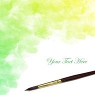 Colorful water color painting background N524