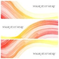 Set of Colorful water color painting background N614