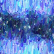 Abstract oil nature painting N269