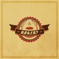 Vintage Bakery Label N6