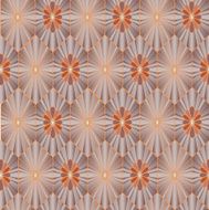 Ornamental floral seamless tiled background N2