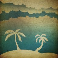 Summer travel concept background