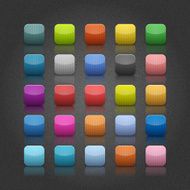 Empty icon popular color web button reflection noise texture