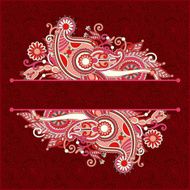 ornate floral pattern N46