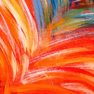 Multicolor Brush Strokes