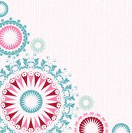 Floral decorative graphic background