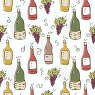 Wine seamless pattern N5