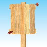 Pointer from a tree Vectorial illustration N5