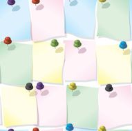 Abstract reminder sheets background Seamless