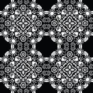 Retro seamless floral tile N4
