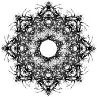 Mandala Decorative hand drawn lace pattern N43