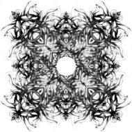 Mandala Decorative hand drawn lace pattern N44