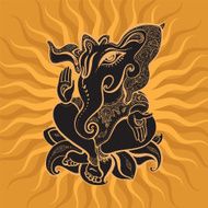 Ganesha Hand drawn illustration N17