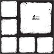 Grunge vector frames N4
