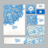 corporate identity with round pattern N2