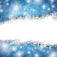Christmas background with fallen snowflakes N25