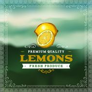 F&amp;B Labels - Lemons N5