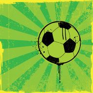 Grunge soccer graffiti background