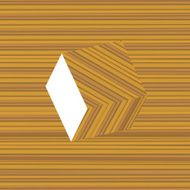 white wooden box (vector container) N2