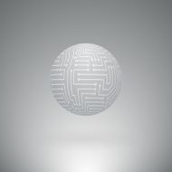 Abstract Sphere of Electronic Circuitry N3