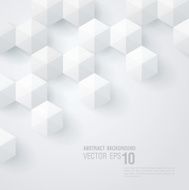 Abstract 3D Cube Design Geometric background N3