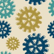 Seamless Gears Pattern