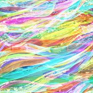 Colorful watercolor brush strokes background Seamless texture