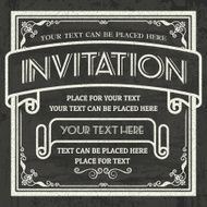 Chalkboard Invitation N5