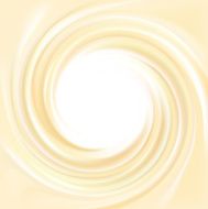 Vector yellow background of swirling creamy texture N4