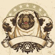 Pug Crest Design