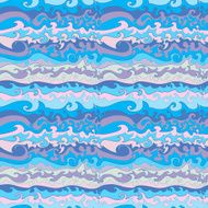 Vector seamless abstract pattern waves