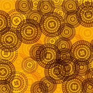 abstract orange circle pattern background