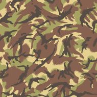 Vector Camouflage Pattern - Seamless Tile