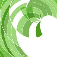abstract green wave check shape N2