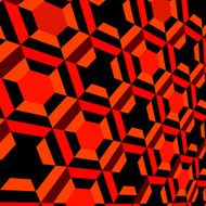 abstract color hexagon geometry pattern background
